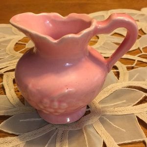 Vintage mini pink vase